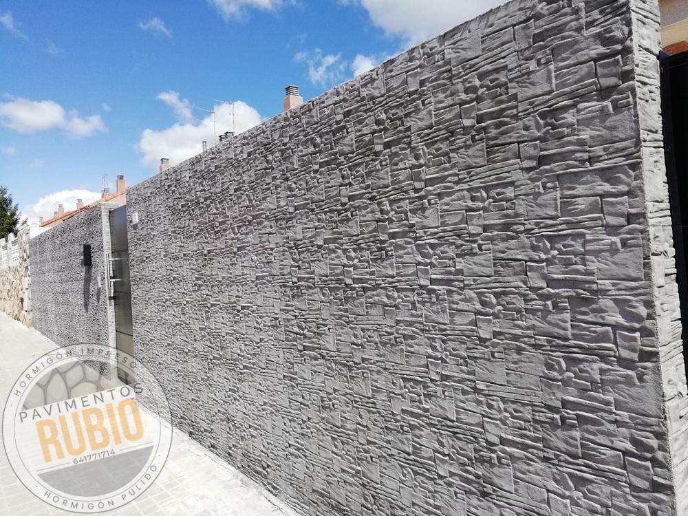Hormigón impreso para fachadas